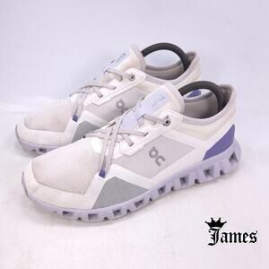 On Cloud X 3 Swiss Engineering Athletic Running Shoe Womens Size 8.5 White